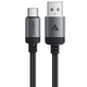 Кабель ACEFAST C20-04 USB to Type-C aluminum alloy charging data cable 1.2 м 3A Black (6974316283782) - изображение 1