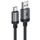 Кабель ACEFAST C20-04 USB to Type-C aluminum alloy charging data cable 1.2 м 3A Black (6974316283782) - изображение 2