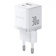 Сетевой зарядный Baseus Palm 30 Вт C+U с USB-C кабелем 60W, белый, EU, модель P1011160A213-01 - изображение 4