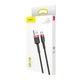 Кабель Baseus Cafule Cable USB to MicroUSB 2.4A 1m Black-Red (CAMKLF-B91) - изображение 6