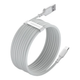 Комплект кабель Baseus Simple Wisdom Data Cable Kit USB to Type-C 5A 1.5m 2 шт White (TZCATZJ-02) - изображение 5