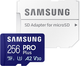 Карта памяти Samsung PRO Plus microSDXC 256GB UHS-I U3 V30 A2 + SD адаптер (MB-MD256SA/EU) - изображение 1