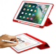 Чехол-книжка Эко-кожа Слот Стилус для iPad 10.9 2022 Red функция пробуждения и сна (02) Красный - изображение 3