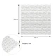 3D панель самоклеюча Sticker Wall SW-00000047 700х770х7 мм цегла біла - изображение 3