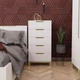 Комод LofTerno Head 1200 Swan 600×1200×500 Белый супермат (105050101) - изображение 3