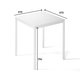 Обідній стіл LofTerno Head Brevity Loft mini 670х750х670 Ательє світлий/Чорний метал (TB03040000030) - зображення 4