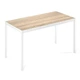 Письменный стол LofTerno Head Brevity Loft standart 1400х750х670 Дуб сонома/Белый металл (TB04130000010) - изображение 1