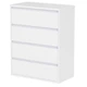 Комод LofTerno Head 4 Light 800×1030×420 Белый диамант (LT03010000000) - изображение 2