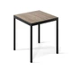 Обеденный стол LofTerno Head Brevity Loft mini 670х750х670 Дуб винтаж оксид/Чёрный металл (TB03090000030) - изображение 1