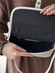 Женская сумка Diane Empreinte кросс боди белый стеганый - изображение 6