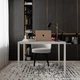 Письменный стол LofTerno Head Brevity Loft mid 900х750х670 Ателье светлый/Белый металл (TB02040000010) - изображение 3