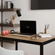 Письменный стол LofTerno Head Brevity Loft mid 900х750х670 Дуб крафт золотой/Чёрный металл (TB02120000030) - изображение 2