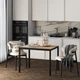 Письменный стол LofTerno Head Brevity Loft mid 900х750х670 Дуб крафт золотой/Чёрный металл (TB02120000030) - изображение 3