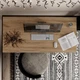 Письмовий стіл LofTerno Head Brevity Loft standart 1400х750х670 Дуб крафт золотий/Чорний метал (TB04120000030) - зображення 3