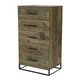 Комод LofTerno Head 600 Ascet 600×1080×425 Дуб Фрегат (102040345) - зображення 2