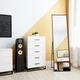 Комод LofTerno Head 600 Ascet 600×1080×425 Білий діамант (AS05010000030) - зображення 3