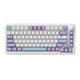 Клавиатура AJAZZ AK820 MAX BOX Purple-White Беспроводная Механическая 2.4G/Bluetooth/USB type-c RGB Подсветка С Поддержкой HOT-SWAP Ice Cream Switch - изображение 1