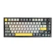 Клавиатура AJAZZ AK820 PRO Grey-Yellow Беспроводная Механическая 2.4G/Bluetooth/USB type-c RGB Подсветка С Поддержкой HOT-SWAP TNFT экранчик - изображение 2