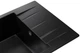 Кухонная мойка гранит GRANADO Linares black shine (0801) + сифон одинарный для кухонной мойки Nova - изображение 4