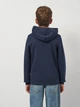 Подростковая толстовка с капюшоном для мальчика Levis Lvn Boxtab Full Zip Hoodie 9EJ762-C8D-LQ 134-140 см (10A) Темно-синяя (3666643021030) - изображение 2
