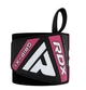 Бинты для запястий (кистевые бинты) RDX W4 PINK 18"-S (WAH-W4P-S) - изображение 1