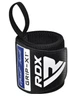 Бинты для запястий (кистевые бинты) RDX GYM WRIST WRAP R11 BLACK/ BLUE (WAH-WR11BU) - изображение 1