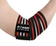 Бинты на локоть Power System PS-3600 Elbow Wraps Red/Black (пара) (PS-3600_Red-Black) - изображение 4