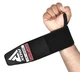 Бинты для запястий (кистевые бинты) RDX W3 Gym Wrist Wraps Full Black (WAH-W3FB) - изображение 1