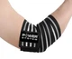 Бинты на локоть Power System PS-3600 Elbow Wraps Grey/Black (пара) (PS-3600_Grey-Black) - изображение 3