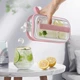 Форма для кубиков льда портативная силиконовая переносная бутылка на 17 шариков DIY ICE Розовый - изображение 2