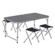 Стіл для пікніка Folding table складний та 4 стільці Чорний - зображення 1