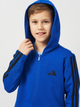 Подростковый спортивный костюм (толстовка + штаны) Adidas J 3S Ft Ts 220 JE0311 146-152 см Синий/Белый (4067901537772) - изображение 5