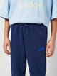 Детский спортивный костюм (толстовка + штаны) Adidas J 3S Ft Ts 220 JE0311 122-128 см Синий/Белый (4067901537826) - изображение 6