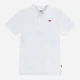 Подростковая футболка-поло для мальчика Levi's LVB Back Neck Tape Polo 9EA893-W3B-LW 170-176 см Белая (3666643005955) - изображение 5