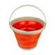 Ведро силиконовое Tramp складное 10 L Оранжевый (TRA-TRC-091-ORANGE) - изображение 1