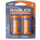 Акумулятор HR20/D Rablex 5500 mAh, NiMH (блістер по 2шт) (58804) - зображення 1