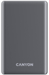 УМБ Canyon OnPower 510 slim Magsafe 10000 mAh PD20W Dark Grey (CNS-CPB510DG) - зображення 1