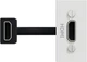 Розетка HDMI Schneider Electric Unica New 1 модуль Белая (NU343018) - изображение 3