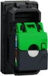 Розетка компьютерная RJ45 Schneider Electric Unica New одинарная, категория 5 UTP, 1 модуль, Антрацит (NU341054) - изображение 3