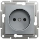 Розетка без заземления Schneider Electric Asfora Сталь (EPH3000162) - изображение 6