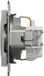 Розетка Schneider Electric Asfora 220 В со шторками Алюминий (EPH2900261) - изображение 6