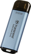 Dysk SSD Transcend ESD300C 512 GB USB-C 3.2 Gen 2x1 3D NAND Sky Blue (TS512GESD300C) - obraz 3