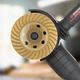 Диск алмазный для шлифовки бетона камня Intertool 125 мм турбоволна торцевой фреза шлифовальная turbo (000001916) - изображение 6