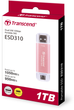 Dysk SSD Transcend ESD310P 1TB USB Type-A/USB Type-C 3D NAND (TS1TESD310P)  - obraz 7