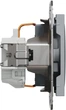 Розетка Schneider Electric Asfora с заземляющим контактом Сталь (EPH2900162) - изображение 3