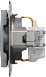 Розетка Schneider Electric Asfora с заземляющим контактом Сталь (EPH2900162) - изображение 5
