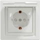 Розетка з кришкою Schneider Electric Asfora із заземлювальним контактом і шторками IP44 Біла (EPH3100321) - зображення 7