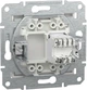 Розетка Schneider Electric Asfora RJ45 тип UTP категорія 6 Біла без рамки (EPH4770121) - зображення 5