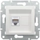Розетка Schneider Electric Asfora RJ45 тип UTP категорія 6 Біла без рамки (EPH4770121) - зображення 8