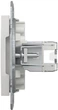 Розетка Schneider Electric Asfora RJ45 тип UTP категория 5E Белая без рамки (EPH4370121) - изображение 8